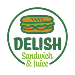 Delish logo.